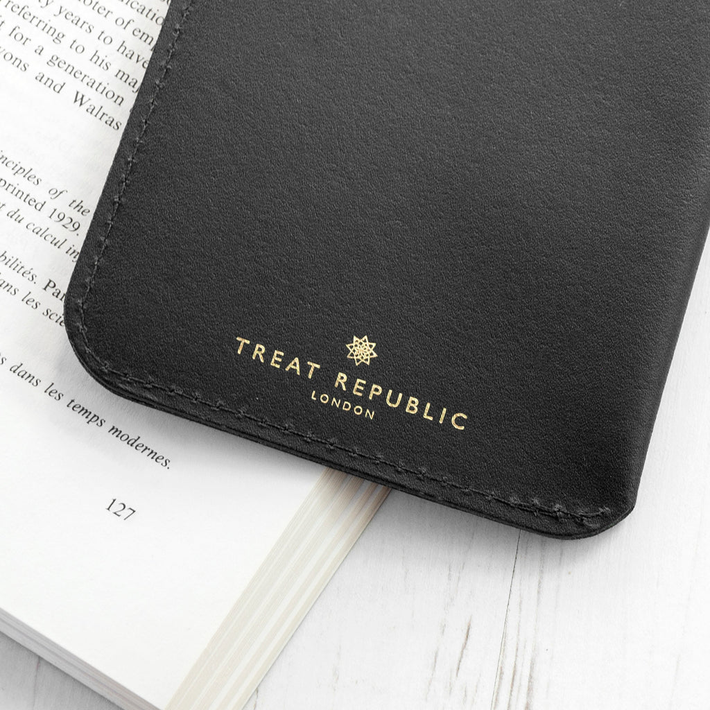 Personalised Leather Glasses Case