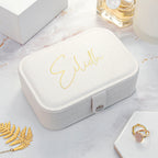 Personalised White Jewellery Case