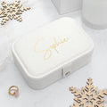 Personalised White Jewellery Case