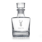 Personalised Elegance Stag Round Decanter