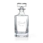 Personalised Classic Signature Square Decanter
