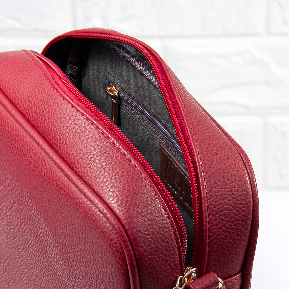 Personalised Crossbody Bag in Red