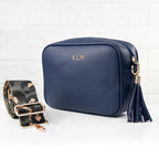 Personalised Crossbody Bag in Navy