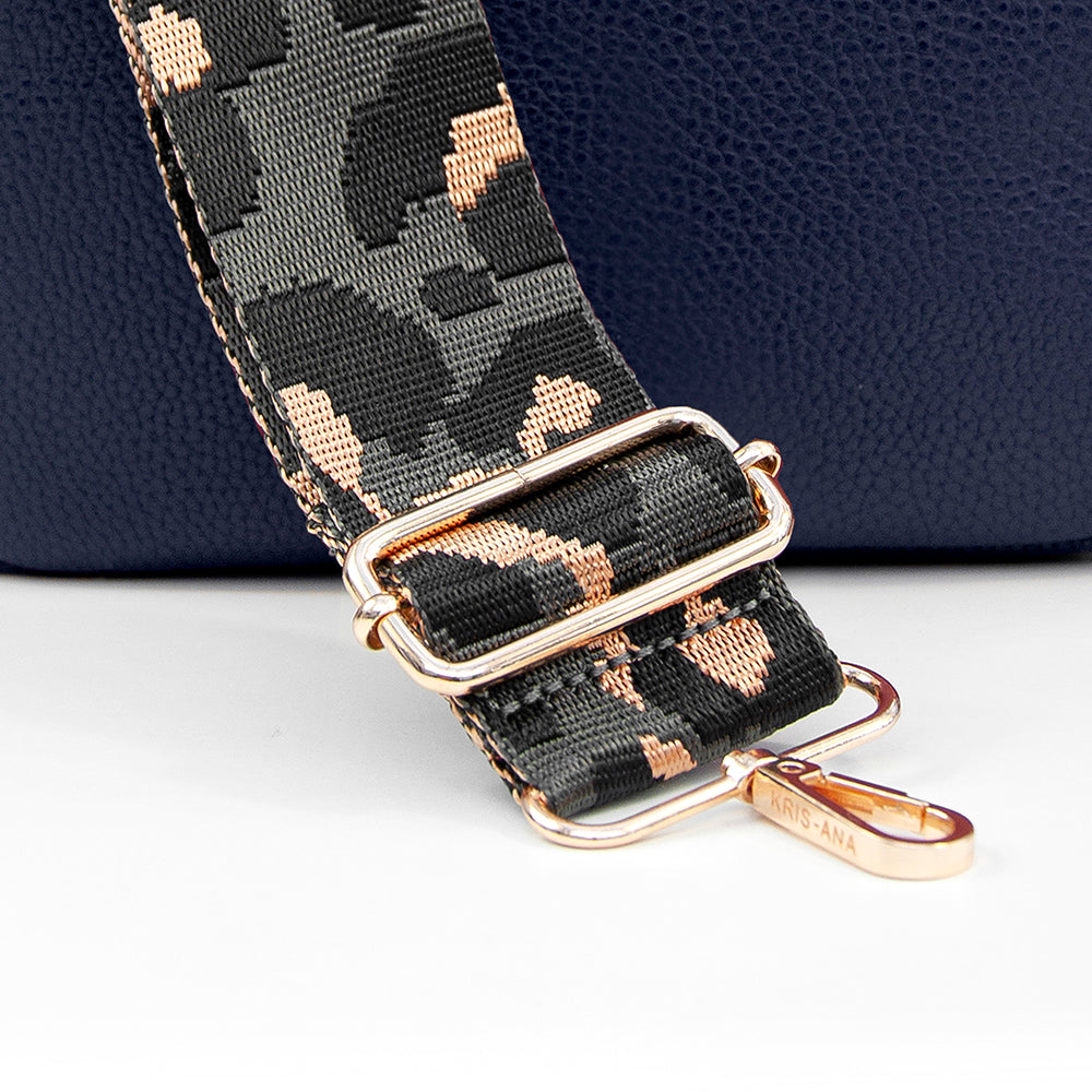 Personalised Crossbody Bag in Navy