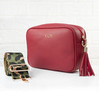 Personalised Crossbody Bag in Red