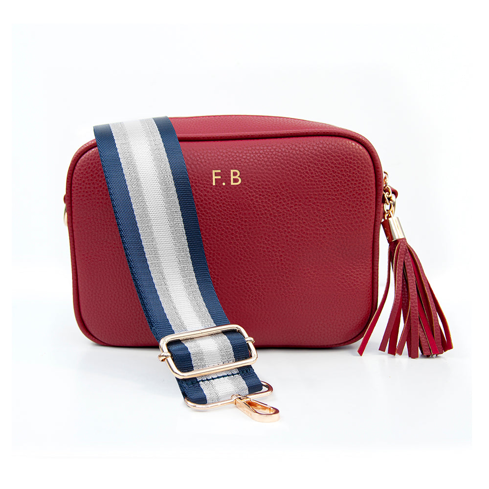 Personalised Crossbody Bag in Red