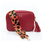 Personalised Crossbody Bag in Red