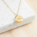 Personalised Men's Infinity Gold Pendant Necklace