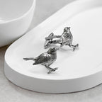 Men's Large Garden Robin Cufflinks