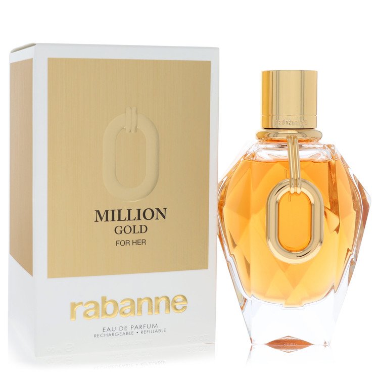 Rabanne Million Gold Refillable Eau de Parfum Spray for Women (90ml)