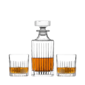 Broadway 3 Piece Whisky Decanter Set, In Gift Box
