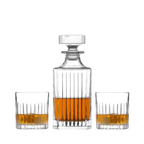 Broadway 3 Piece Whisky Decanter Set, In Gift Box