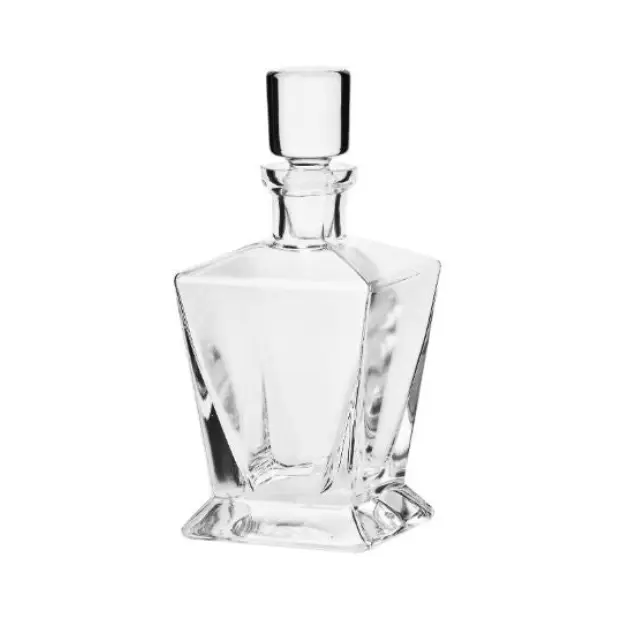Krosno Handmade Square Glass Decanter - 750ml