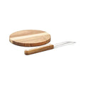 Acacia Cheese Set, Knife and Board