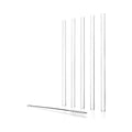 Stolzle Glass Drinking Straws with Cleaning Brush - Box of 6