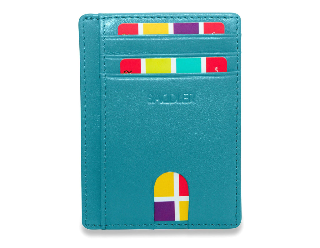 Slim Leather Card Holder "Stella", Handmade by Saddler | Gift Boxed