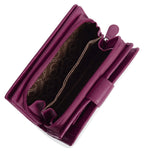 SADDLER GEORGIE Leather Double-Sided Purse, 13 Card Slots, Generous Space for Notes and Coins, RFID Protected