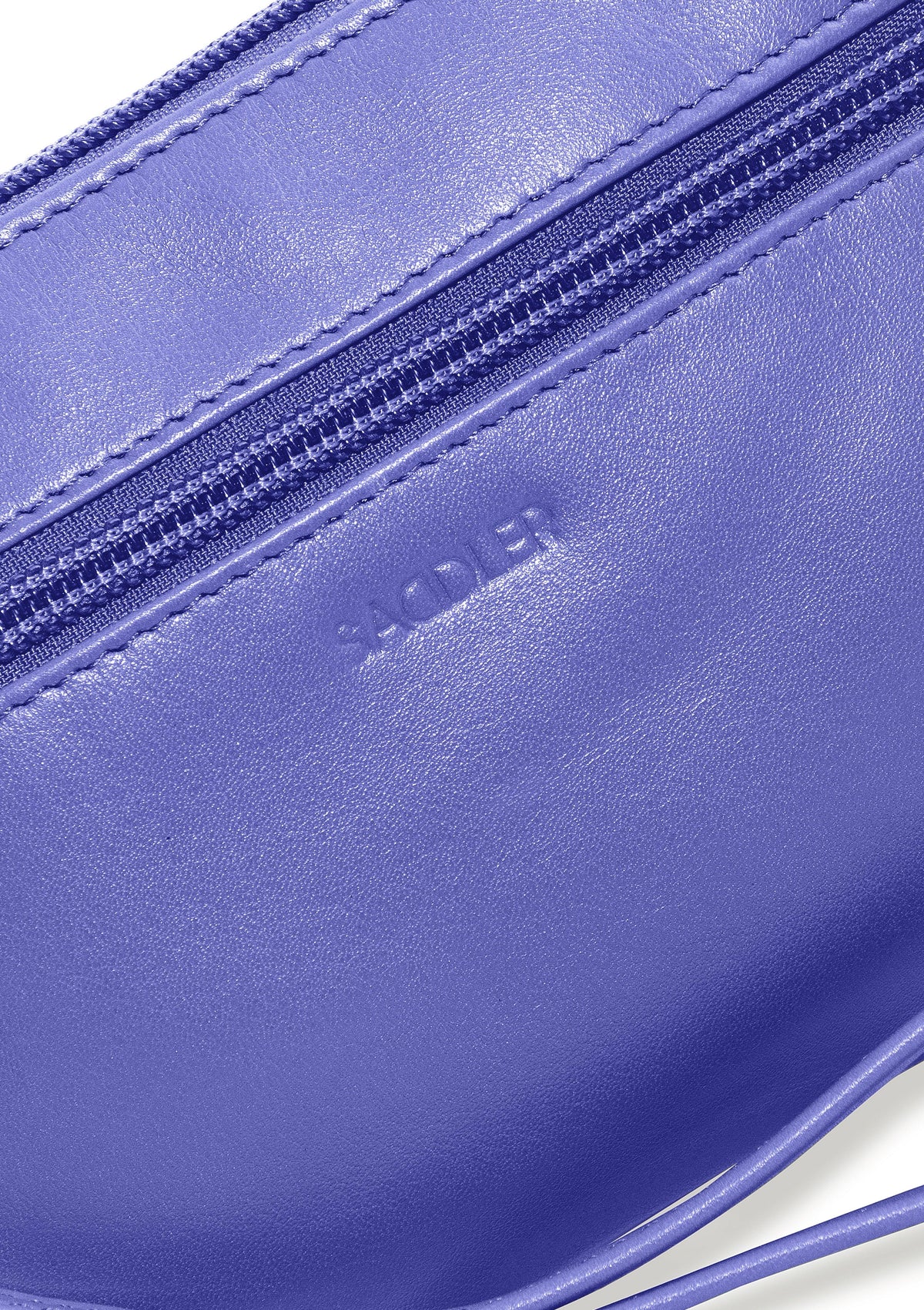 SADDLER SCARLETT Leather Zip Top Mini Clutch, Phone Holder with Detachable Wrist Strap, RFID Protected