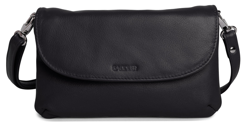 SADDLER Audrey Compact Leather Crossbody Bag & Clutch, Versatile & Stylish, Gift Boxed