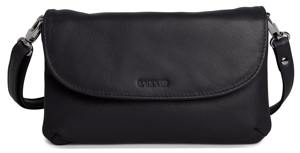 SADDLER Audrey Compact Leather Crossbody Bag & Clutch, Versatile & Stylish, Gift Boxed