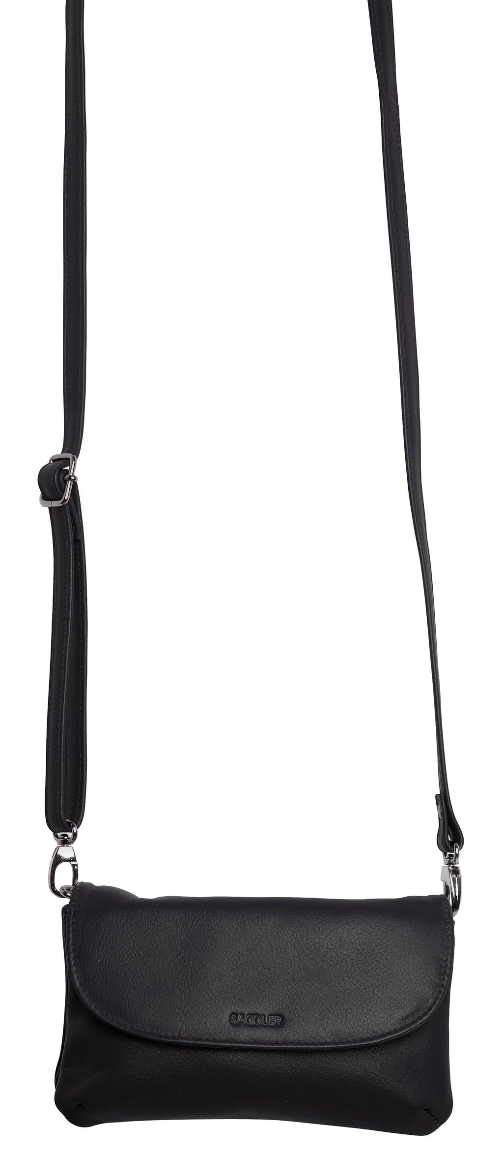 SADDLER Audrey Compact Leather Crossbody Bag & Clutch, Versatile & Stylish, Gift Boxed