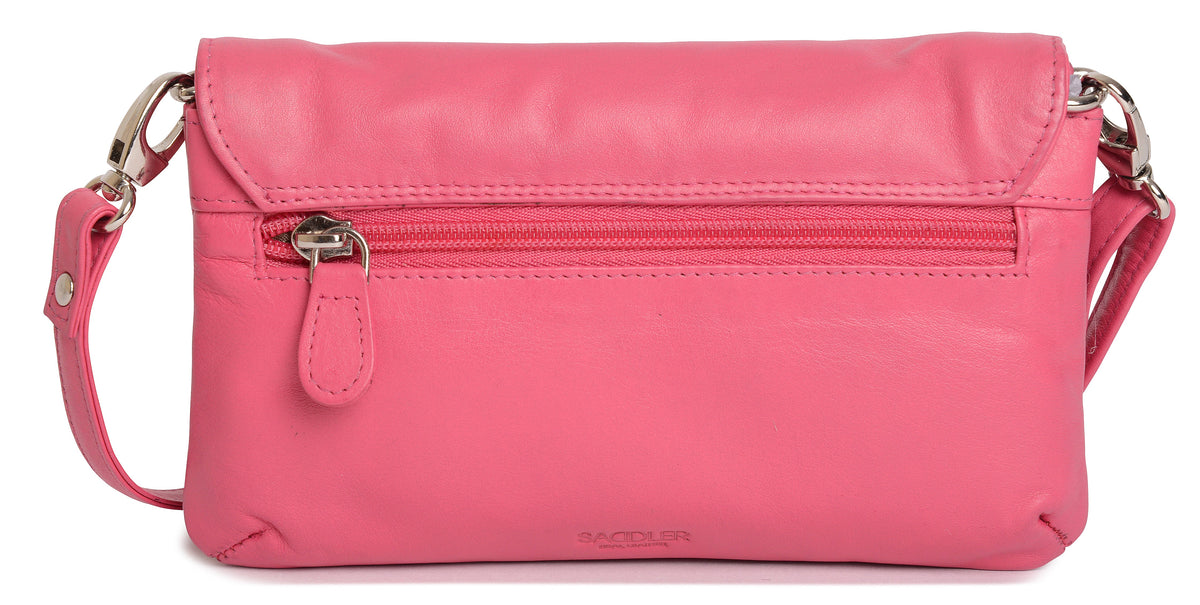 SADDLER Audrey Compact Leather Crossbody Bag & Clutch, Versatile & Stylish, Gift Boxed