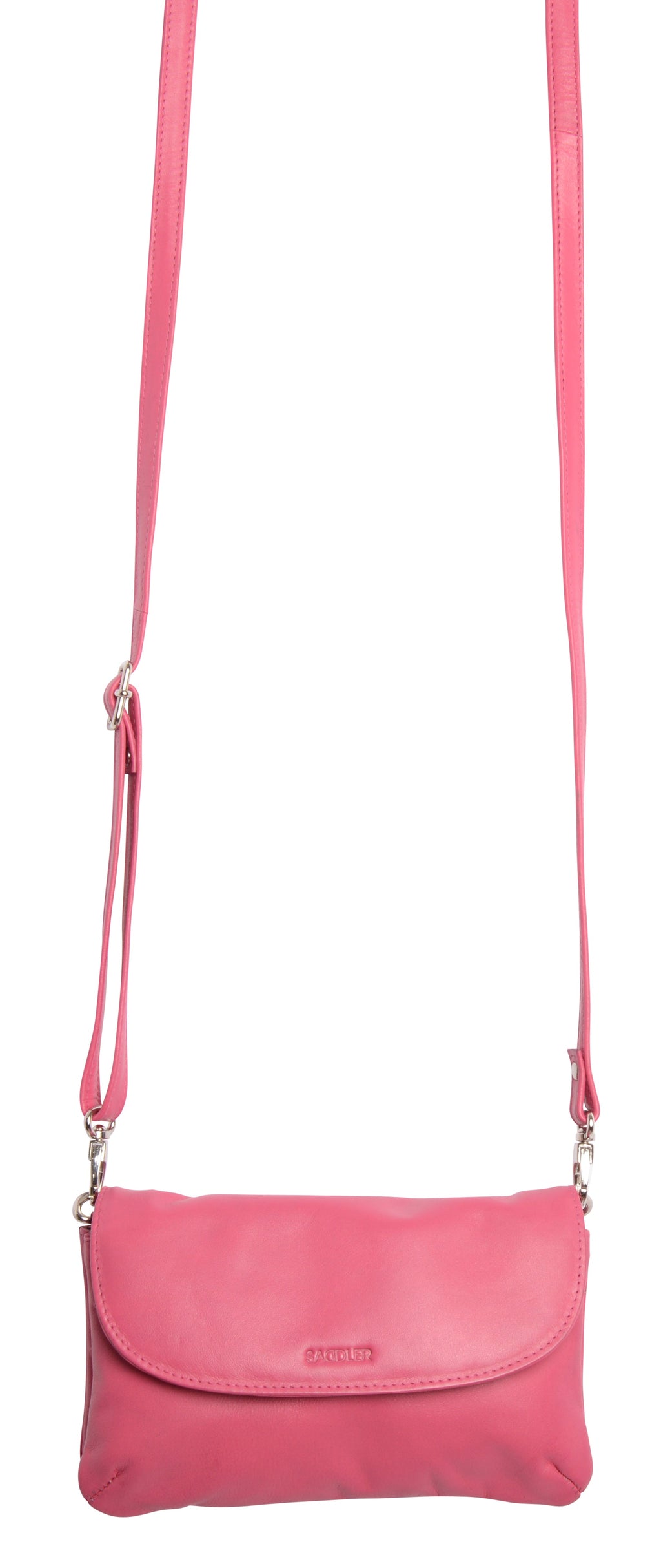 SADDLER Audrey Compact Leather Crossbody Bag & Clutch, Versatile & Stylish, Gift Boxed