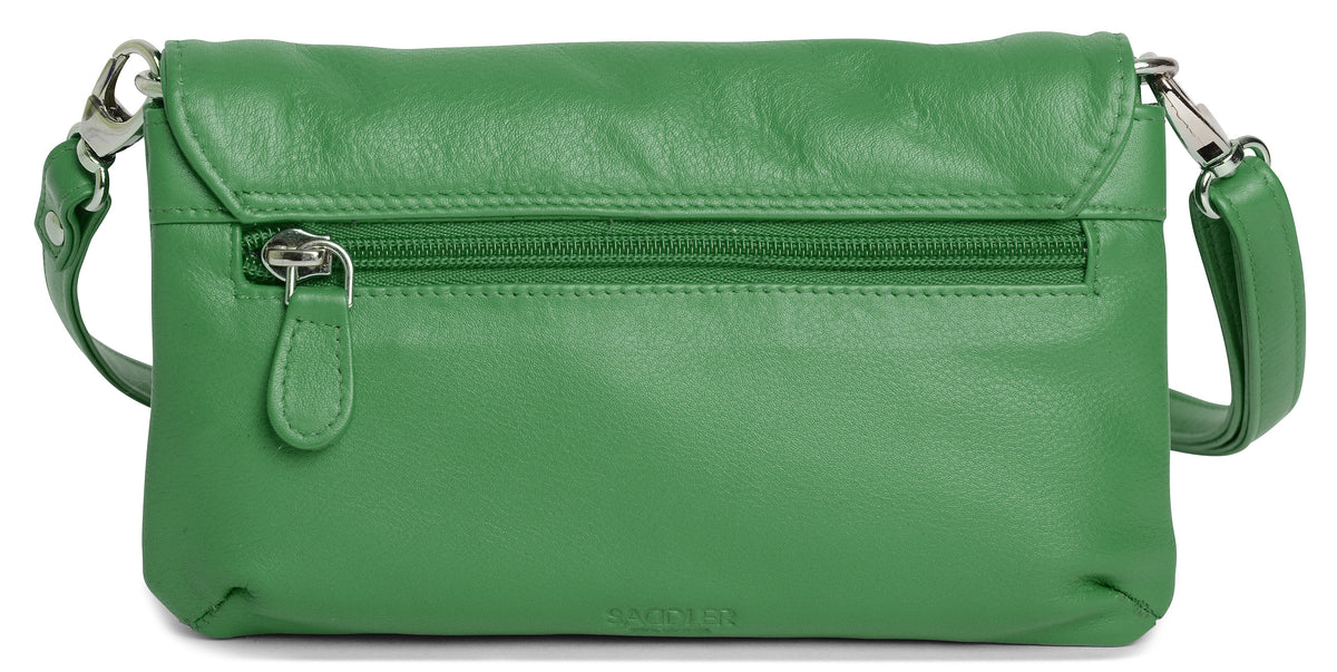 SADDLER Audrey Compact Leather Crossbody Bag & Clutch, Versatile & Stylish, Gift Boxed