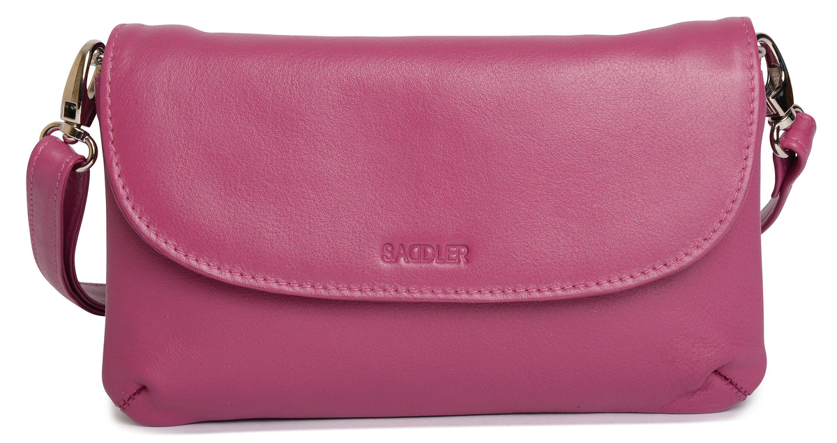 SADDLER Audrey Compact Leather Crossbody Bag & Clutch, Versatile & Stylish, Gift Boxed