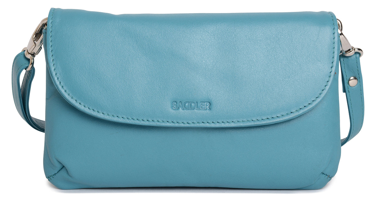 SADDLER Audrey Compact Leather Crossbody Bag & Clutch, Versatile & Stylish, Gift Boxed