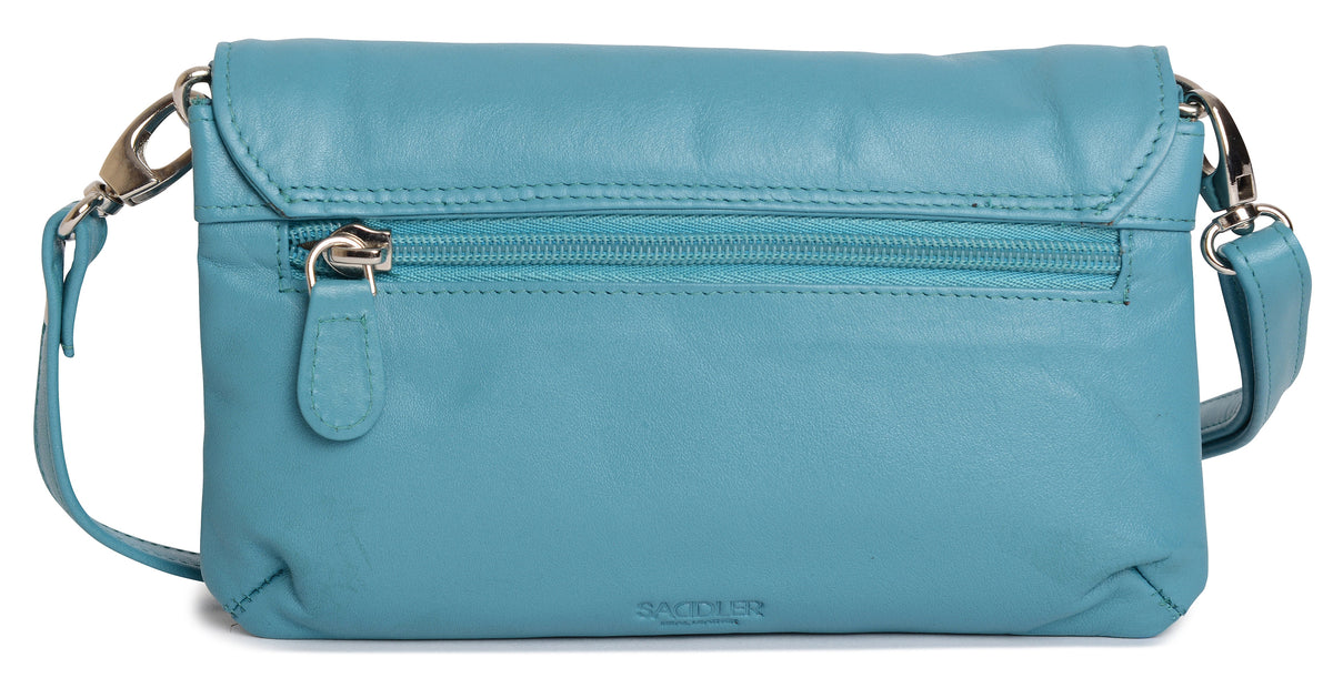SADDLER Audrey Compact Leather Crossbody Bag & Clutch, Versatile & Stylish, Gift Boxed