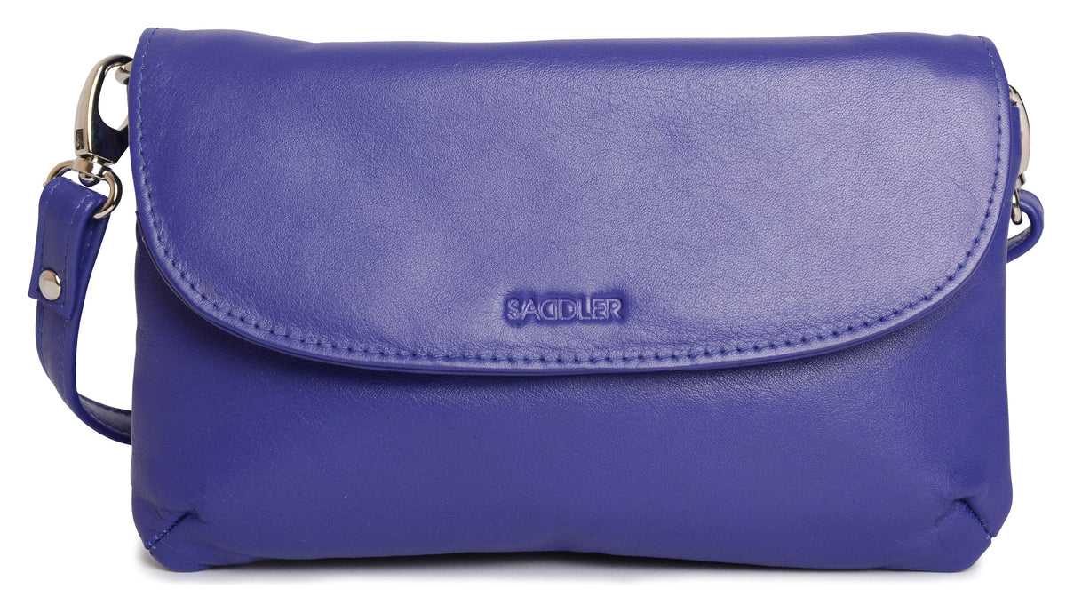 SADDLER Audrey Compact Leather Crossbody Bag & Clutch, Versatile & Stylish, Gift Boxed