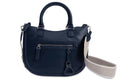 SADDLER "Chloe" Real Leather Twin-Handle Handbag with Crossbody Strap, Handmade, with Keepsake Pouch