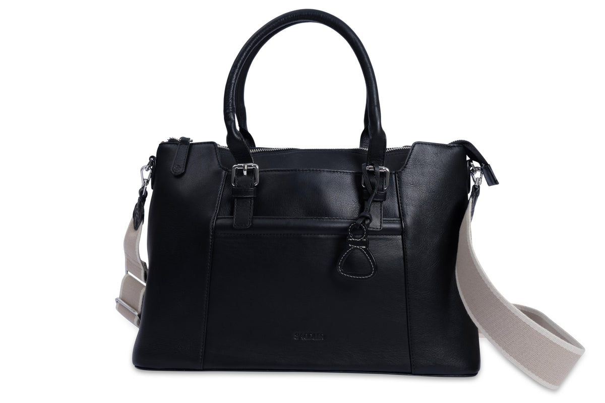 Elizabeth Leather Workbag, Handmade by Saddler, Practical, Spacious & Elegant Design