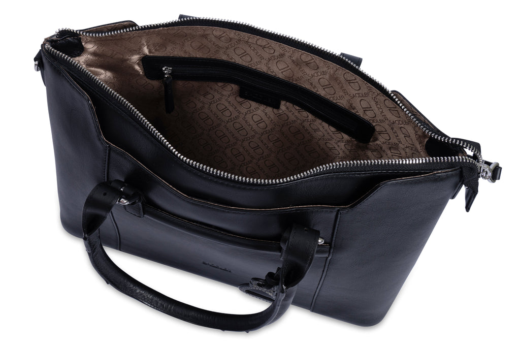 Elizabeth Leather Workbag, Handmade by Saddler, Practical, Spacious & Elegant Design