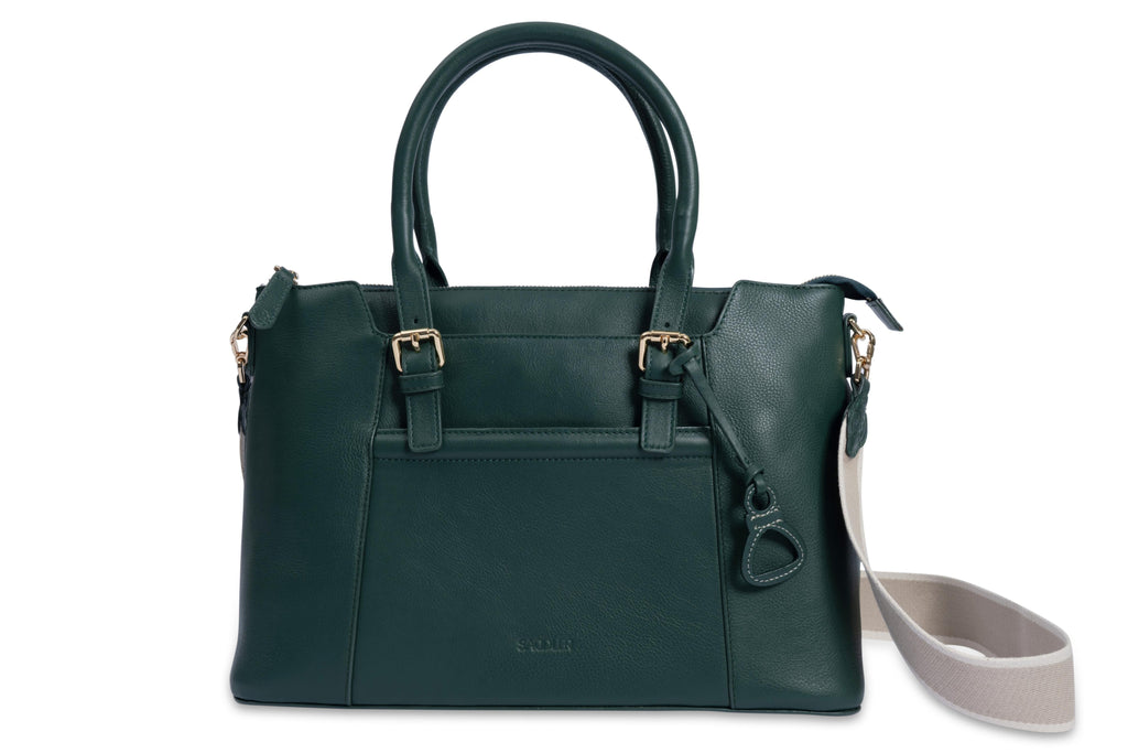 Elizabeth Leather Workbag, Handmade by Saddler, Practical, Spacious & Elegant Design