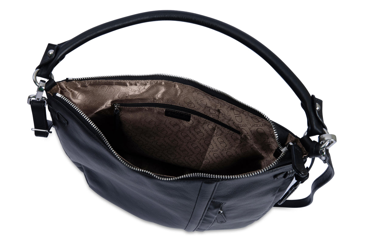 SADDLER "Julia" Real Leather Hobo Bag, Versatile, Stylish & Spacious Design