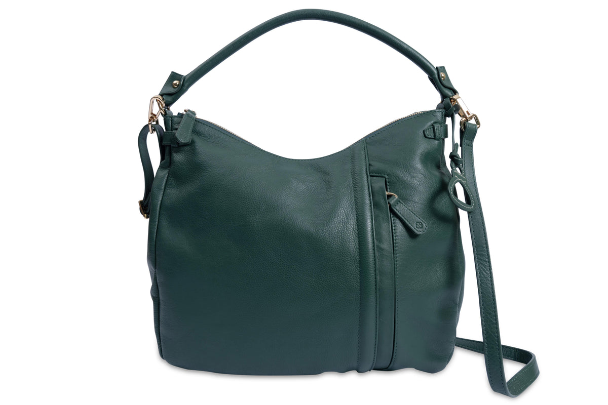SADDLER "Julia" Real Leather Hobo Bag, Versatile, Stylish & Spacious Design