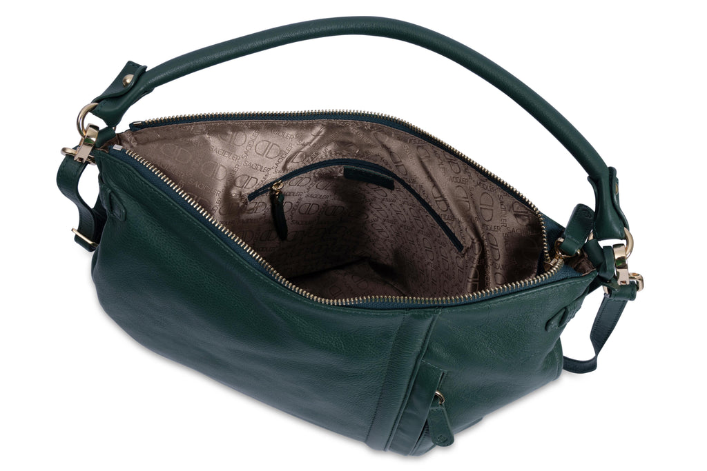 SADDLER "Julia" Real Leather Hobo Bag, Versatile, Stylish & Spacious Design