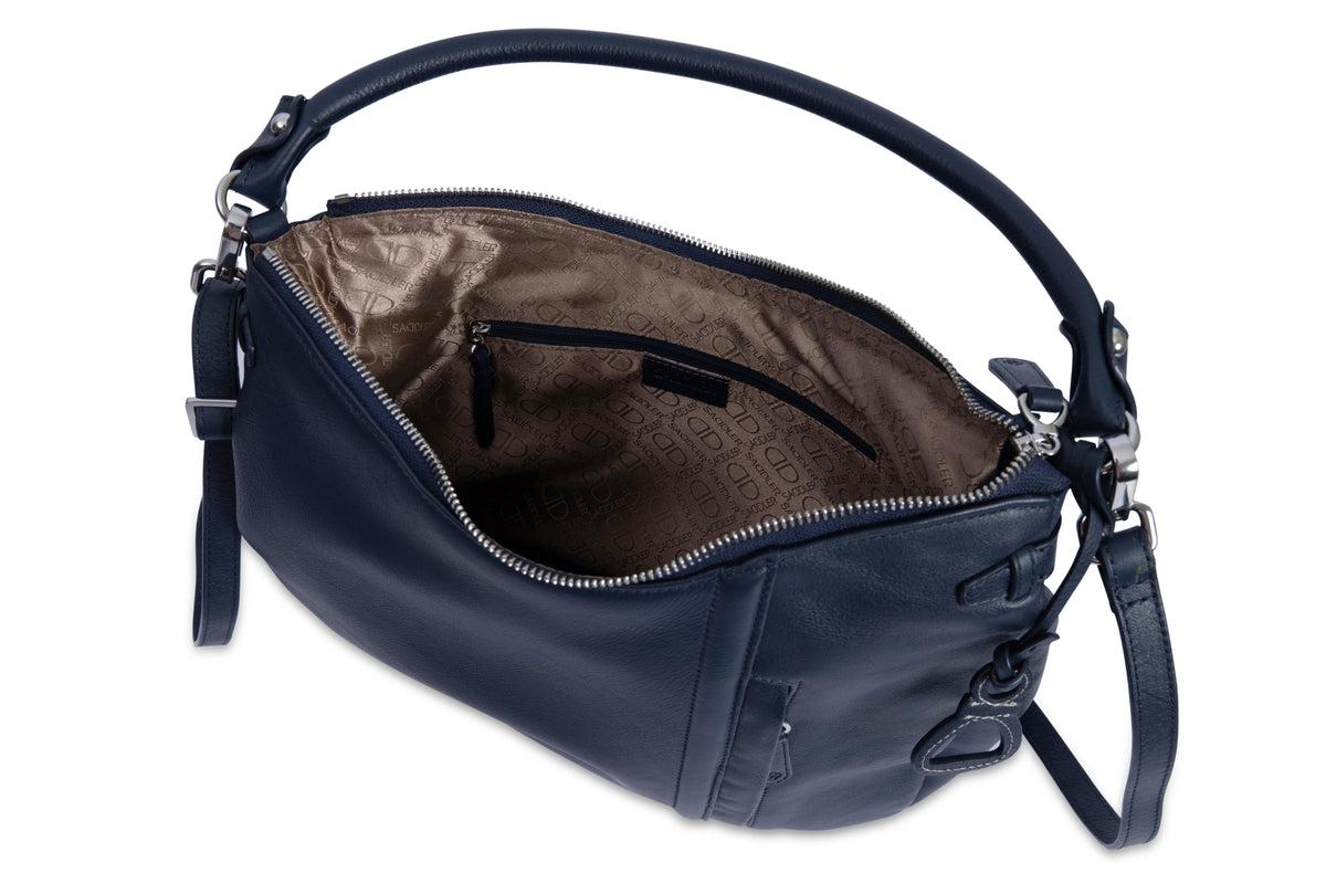 SADDLER "Julia" Real Leather Hobo Bag, Versatile, Stylish & Spacious Design