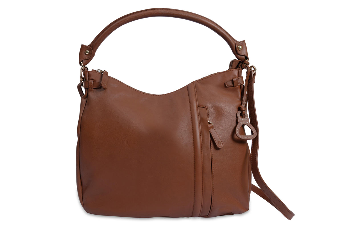 SADDLER "Julia" Real Leather Hobo Bag, Versatile, Stylish & Spacious Design