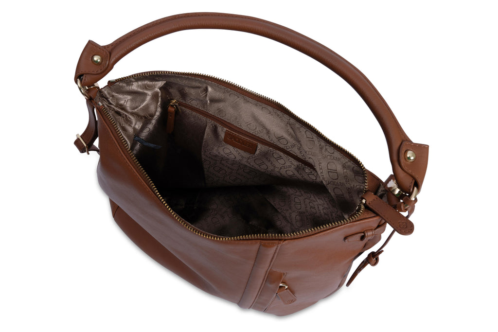 SADDLER "Julia" Real Leather Hobo Bag, Versatile, Stylish & Spacious Design