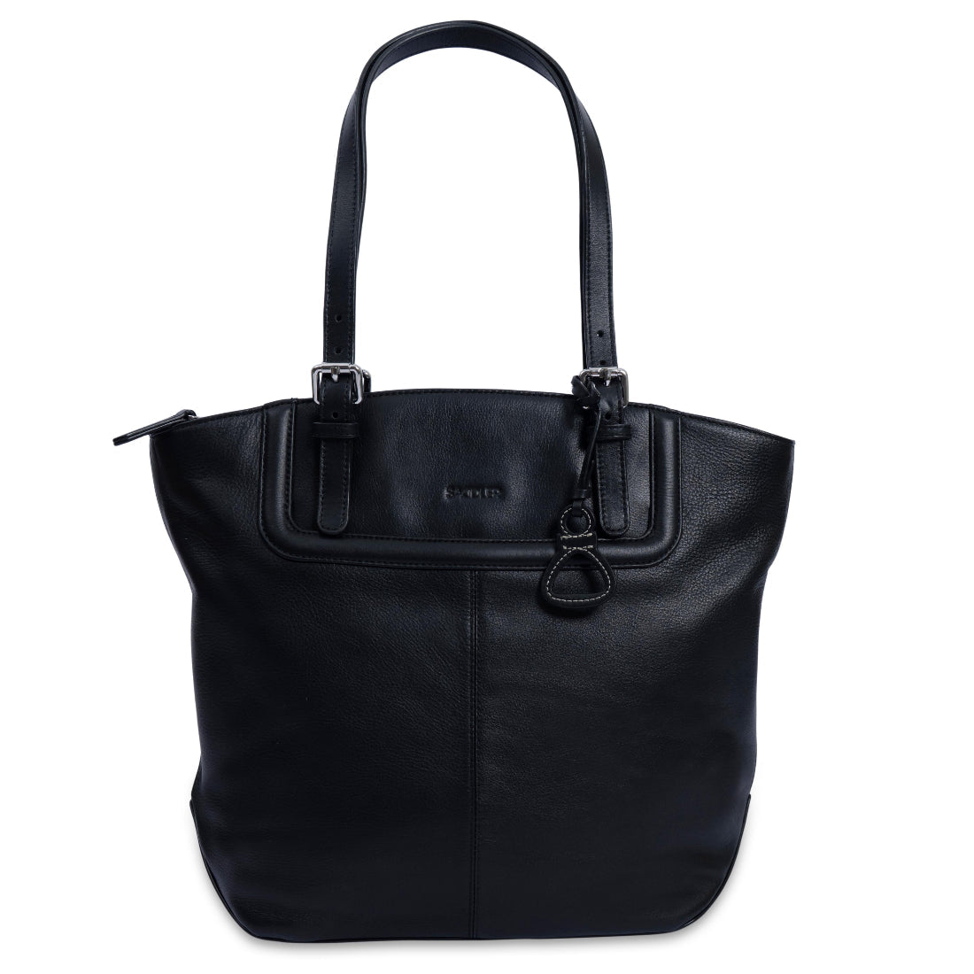 Sienna Zip Top Tote Shopper Bag for Women, Handmade by Saddler