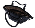 Sienna Zip Top Tote Shopper Bag for Women, Handmade by Saddler