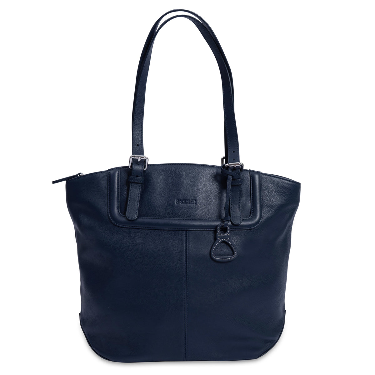 Sienna Zip Top Tote Shopper Bag for Women, Handmade by Saddler