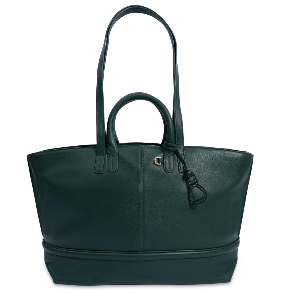 Victoria Oversize East West Tote Bag for Women, handmade by Saddler