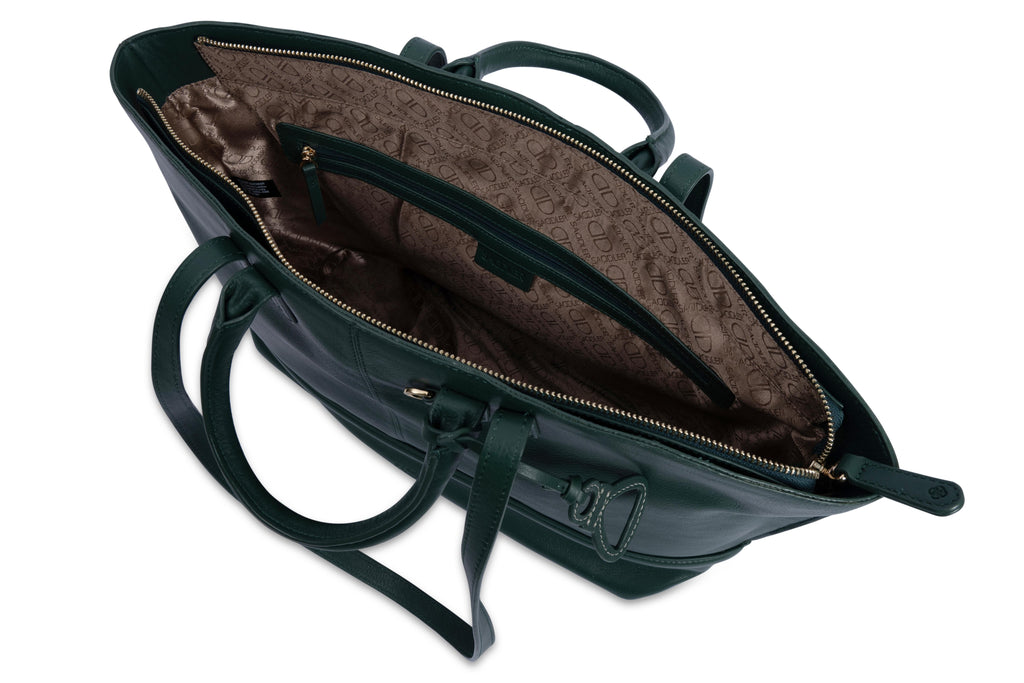 Victoria Oversize East West Tote Bag for Women, handmade by Saddler