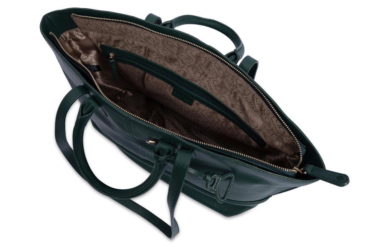 Victoria Oversize East West Tote Bag for Women, handmade by Saddler