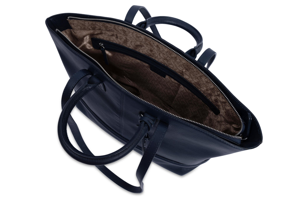 Victoria Oversize East West Tote Bag for Women, handmade by Saddler