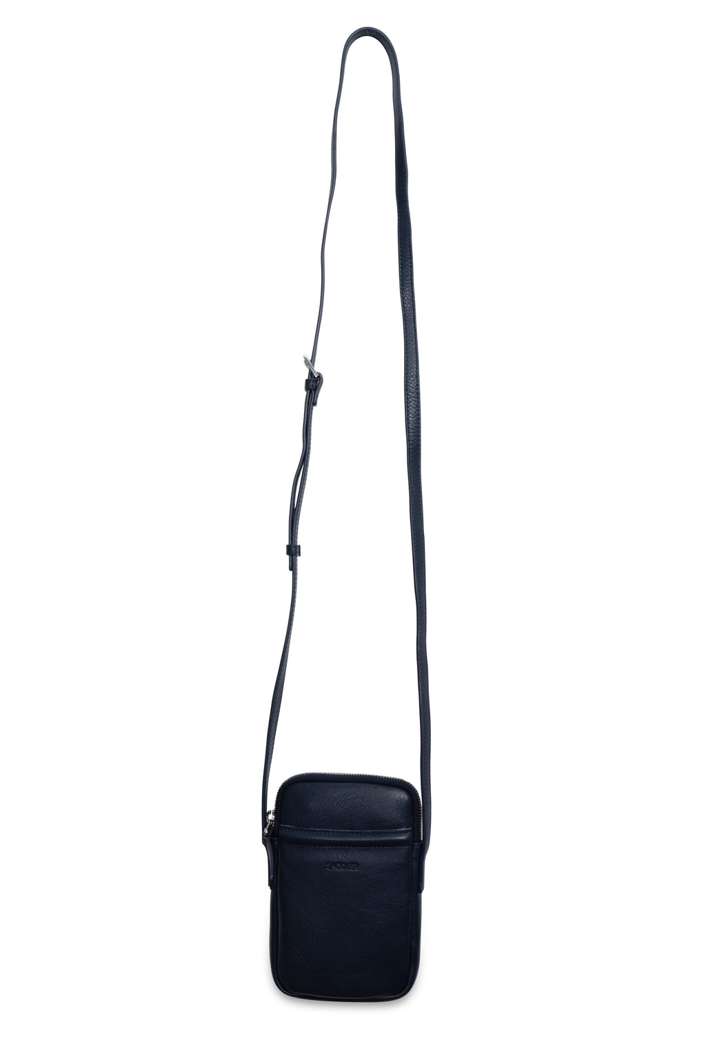 SADDLER "Margot" Real Leather Crossbody Zip Top RFID Phone Pouch, Gift Boxed